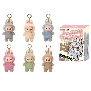 NIB Authentic Labubu Pop Mart  Monsters Exciting Macaron Sealed Set of 6